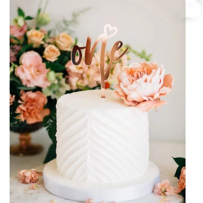 Naujas One Two Three Cake Stopper Akrilinis Baby Shower Auksinis Sidabrinis Tortų Apmušalas Kūdikių Vaikams Gimtadienio Vakarėlio reikmenys Tortų papuošimai