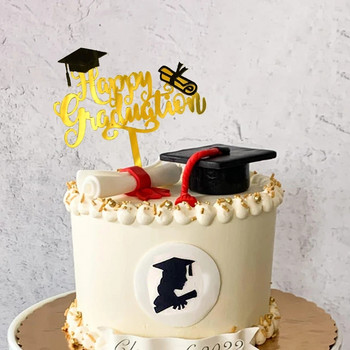 New 2023 Class Congrats Grad Cake Topper Acrylic You Did It Cake Topper for Graduations College Celebrate Party Cake Decorations