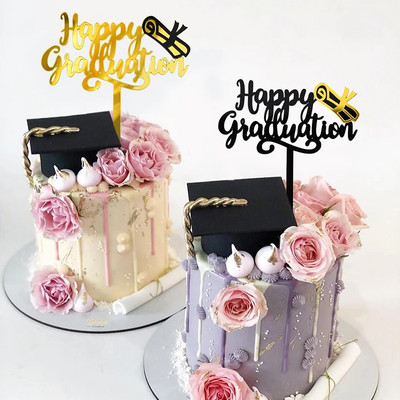 New 2023 Class Congrats Grad Cake Topper Akrilni You Did It Cake Topper for Graduations College Celebrate Party Decorations