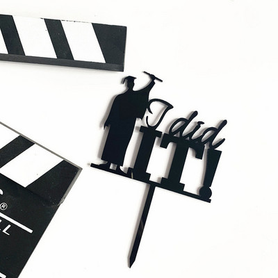 Jauns 2023. gada klase, Apsveicam, Grad kūkas virsma, akrils, kūkas virsmašīna You Did It.