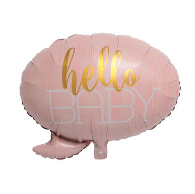 1 bucăți DIY cu temă de zi de naștere fundă roz albastru pentru baby shower balon din folie decorațiuni pentru botez noroc cu heliu nuntă jucării pentru copii Happy Globos
