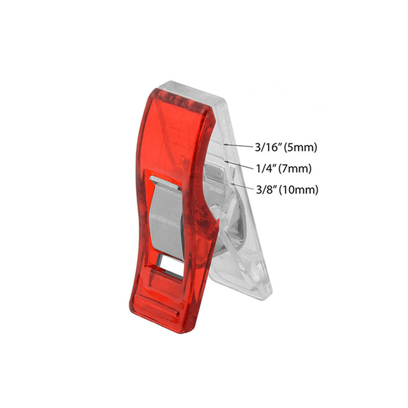 30 DB műanyag színes fix kapcsok átlátszó kötőszövet Ruházat foltvarró varrókapcsok Patchwork kiegészítők ruhabilincsek