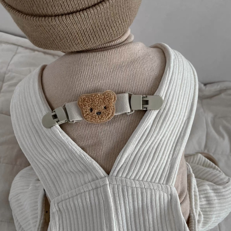 Lengvas Korėjos stiliaus mielas meškiukas kūdikių kelnaitės sijono dirželio segtukas nuo kritimo dirželio segtukas kūdikių drabužių priedai Patvarūs