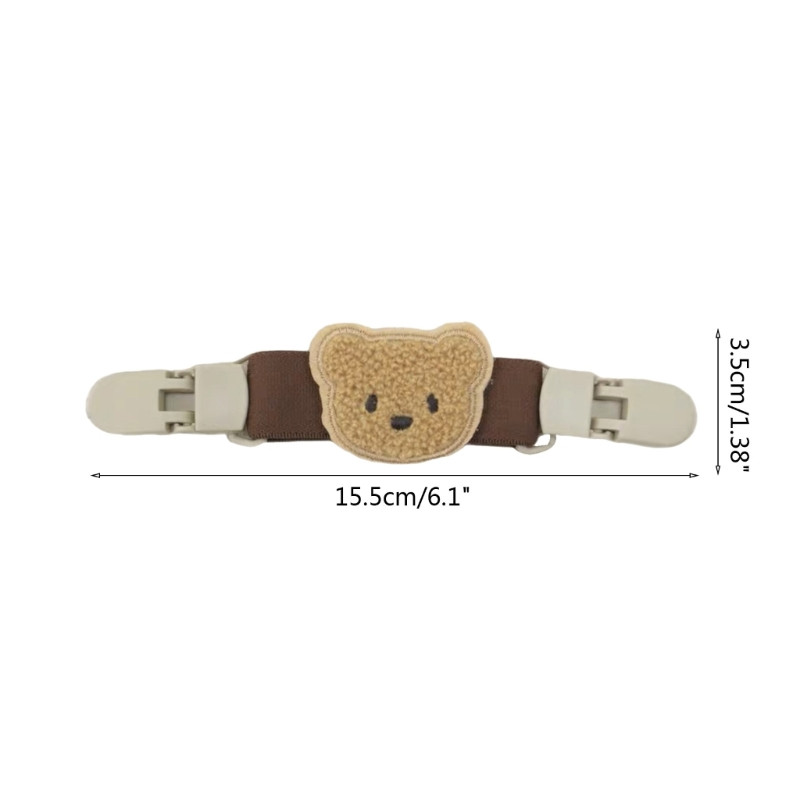 Lengvas Korėjos stiliaus mielas meškiukas kūdikių kelnaitės sijono dirželio segtukas nuo kritimo dirželio segtukas kūdikių drabužių priedai Patvarūs