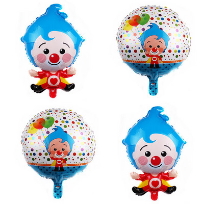 1 buc desene animate 44x67 cm Plim Plip Clovn Baloane din folie Supliment de decorare pentru petrecerea de aniversare Baby Shower Globos cu aer Copii Baiat Fata Jucarii