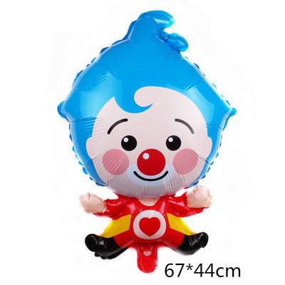 1 buc desene animate 44x67 cm Plim Plip Clovn Baloane din folie Supliment de decorare pentru petrecerea de aniversare Baby Shower Globos cu aer Copii Baiat Fata Jucarii