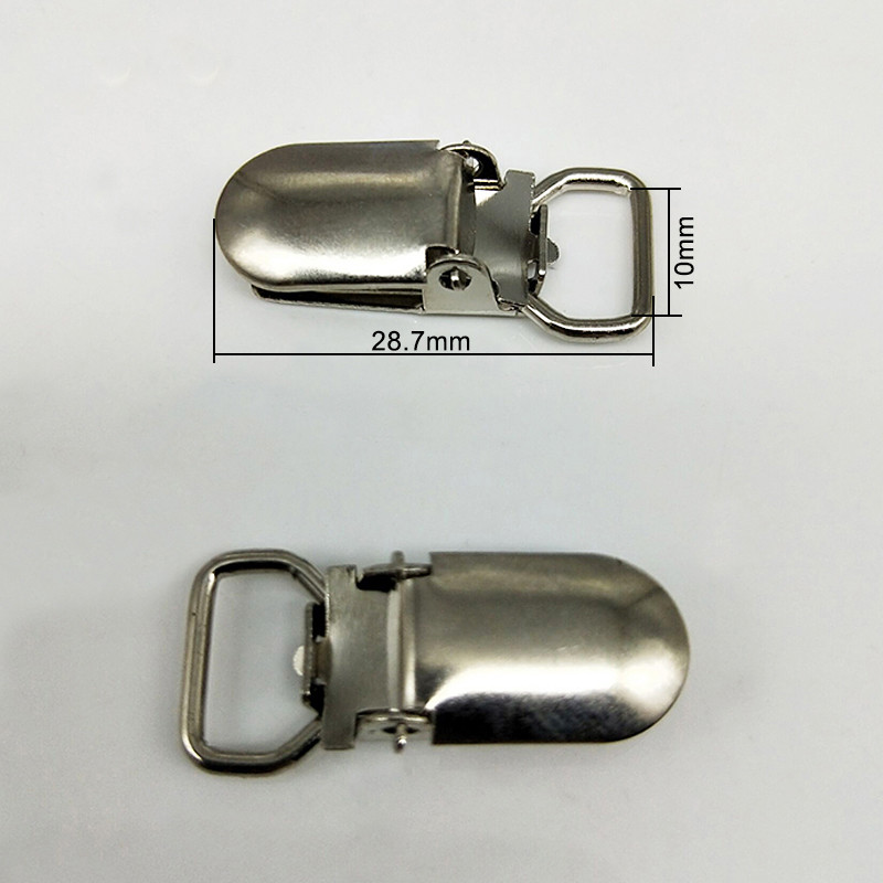 10mm sudraba Metāls Apģērbu klipšu pārvalks apļveida knupītis Piekares dūraiņa Klipšu turētāji Project Craft 10 gab/partija