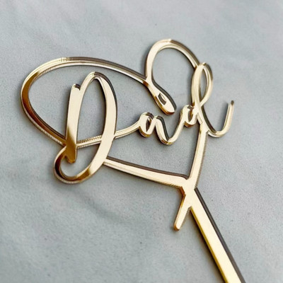 10/5 vnt akrilo Geriausi tėčiui su Tėvo diena tortų tvarsčiai, skirti Tėvo dienos kepimo torto dekoravimui su gimtadieniu