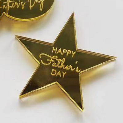 10/5 vnt akrilo Geriausi tėčiui su Tėvo diena tortų tvarsčiai, skirti Tėvo dienos kepimo torto dekoravimui su gimtadieniu