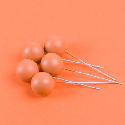 10 gab. Krāsaini bumbiņas formas kūku pildījumi DIY kūkas rotājumi kāzu dzimšanas dienas ballītei Baby Shower deserta kūku pildīti