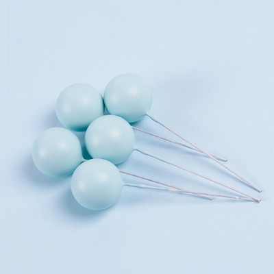 10 gab. Krāsaini bumbiņas formas kūku pildījumi DIY kūkas rotājumi kāzu dzimšanas dienas ballītei Baby Shower deserta kūku pildīti