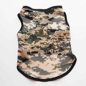 Camisetas Perro kamuflaaž Yorki koera chihuahua riided väikeste tõugude koertele suvemood armsad kassivestid särgid päikesekaitse