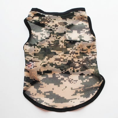 Camisetas Perro kamuflaaž Yorki koera chihuahua riided väikeste tõugude koertele suvemood armsad kassivestid särgid päikesekaitse