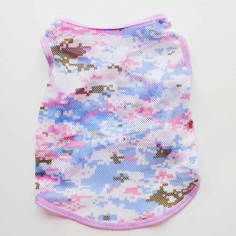 Camisetas Perro kamuflaaž Yorki koera chihuahua riided väikeste tõugude koertele suvemood armsad kassivestid särgid päikesekaitse