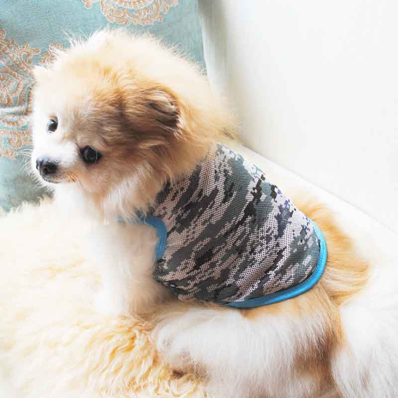 Camisetas Perro kamuflaaž Yorki koera chihuahua riided väikeste tõugude koertele suvemood armsad kassivestid särgid päikesekaitse