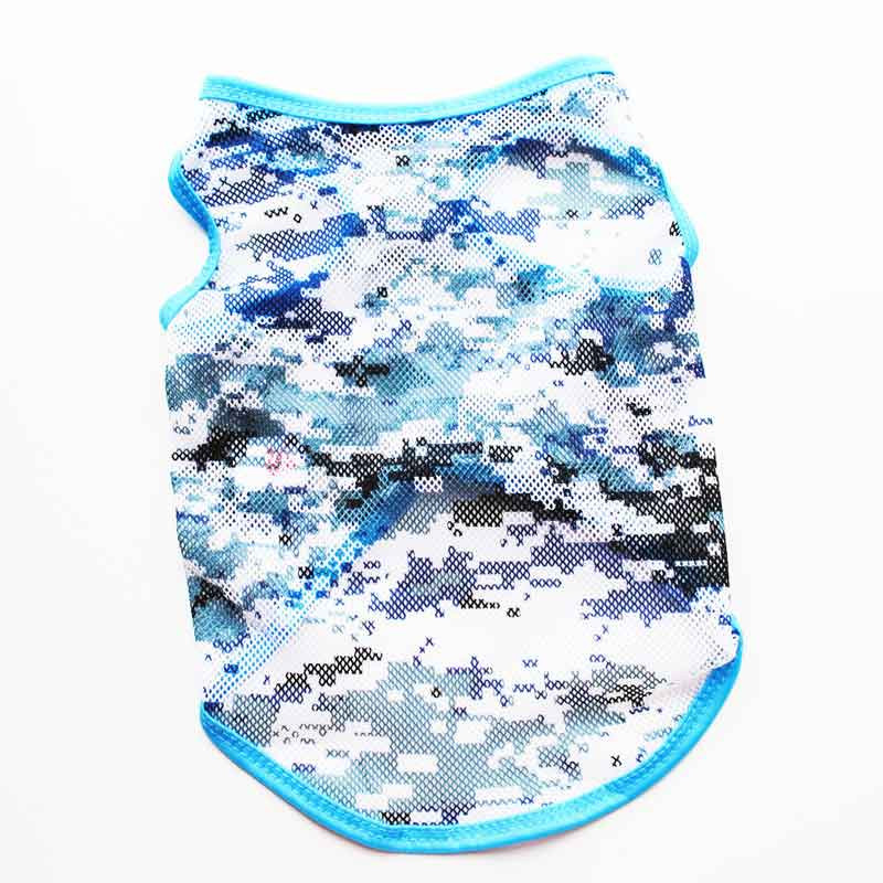 Camisetas Perro kamuflaaž Yorki koera chihuahua riided väikeste tõugude koertele suvemood armsad kassivestid särgid päikesekaitse