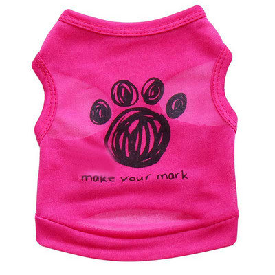 Дишаща кучешка жилетка Сладка ангелска шарка Тениска без ръкави Летни кучешки ежедневни дрехи Цветни кучета Жилетка Облекло за домашни любимци Дрехи