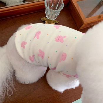 2023 Dog Green Dinosaur Bear Rabbit Clothing Летен тънък кучешки потник Четири крака Дишащ пуловер Меко облекло за домашни любимци Продукти за кучета