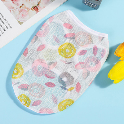 Suns Vasaras Apģērbi Suņi Plāna Veste Jauka multfilma Apdrukāta Pludmales Apģērbs Kaķu T-krekls Saules aizsardzības Apģērbs Mazam Lielam Kaķa Sunim