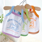 Mājdzīvnieku Cool Suspender Vasaras Suņu Apģērbs Plānāks Par Lāci Style Veste Pūdelis Džemperis Kucēns Mīksts Divkājains Apģērbs