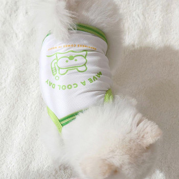 Pet Cool Suspender Καλοκαιρινά Ρούχα Σκύλου Πιο Λεπτά Από Αρκούδα Γιλέκο Poodle Jumper Puppy Μαλακά ρούχα με δύο πόδια