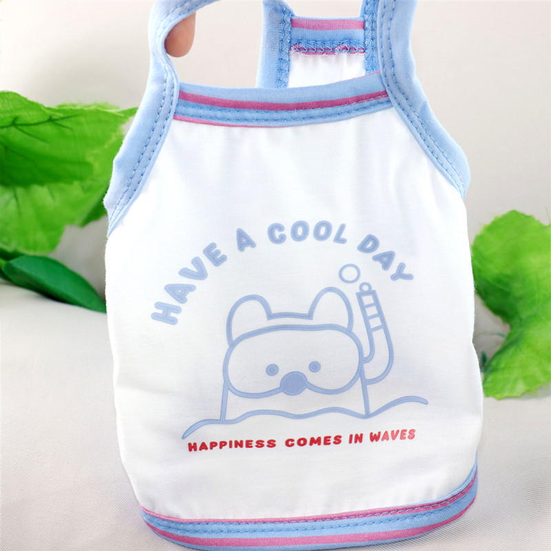 Mājdzīvnieku Cool Suspender Vasaras Suņu Apģērbs Plānāks Par Lāci Style Veste Pūdelis Džemperis Kucēns Mīksts Divkājains Apģērbs