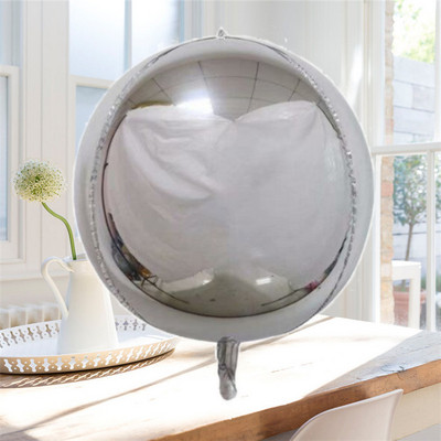 1 gab. 22 collu 4D liela, melna zelta rozā rozā zelta apaļa hēlija balons kāzu dzimšanas dienas ballīte, kas dekorē bērnu dušas rotaļlietu hēlija bumbiņu