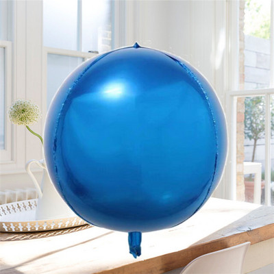 1 gab. 22 collu 4D liela, melna zelta rozā rozā zelta apaļa hēlija balons kāzu dzimšanas dienas ballīte, kas dekorē bērnu dušas rotaļlietu hēlija bumbiņu