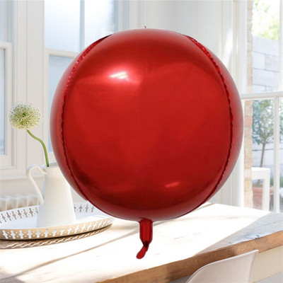 1 gab. 22 collu 4D liela, melna zelta rozā rozā zelta apaļa hēlija balons kāzu dzimšanas dienas ballīte, kas dekorē bērnu dušas rotaļlietu hēlija bumbiņu