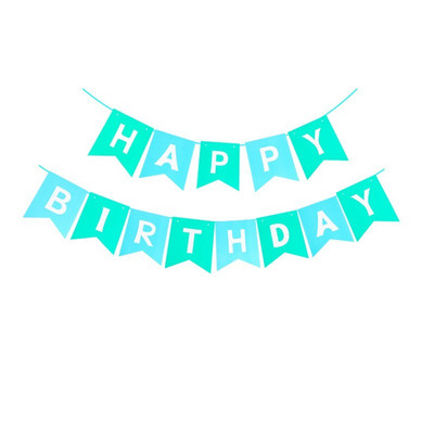 Gimtadienio tortas Vėliavos viršus Kepimo dekoravimo įrankiai Medinis popierius Linksmo gimtadienio vakarėlio dekoro dalykėliai Reklamjuostė