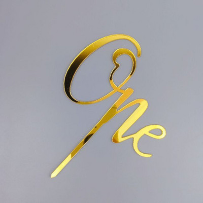 Jauni koka uzlikas One Baby Happy Birthday Cake toppers Love One Jaundzimušā dzimšanas dienas kūkas pildījums mazuļa dzimšanas dienas svinību kūkas dekorēšanai