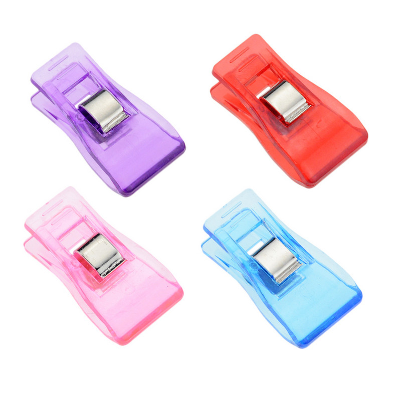 10 vnt / pakuotė Spalvingi 3,6 * 1,8 cm plastikiniai drabužių segtukai Apsiūti siuvimo įrankiai Siuvimo priedai Siuvimo „pasidaryk pats“ kratinys