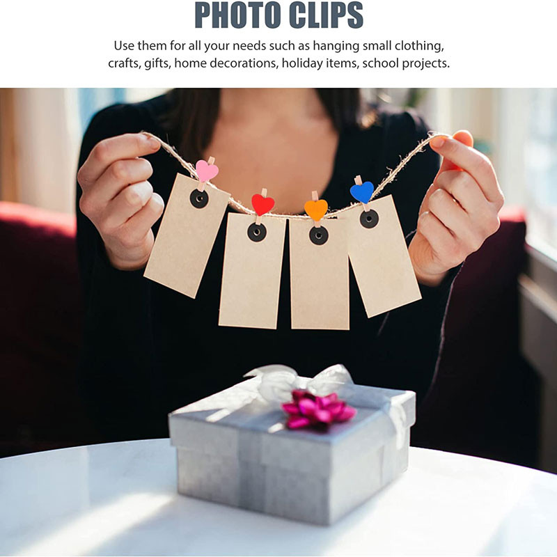 10/20 τμχ Ξύλινα κλιπ καρδιάς Μίνι χρωματιστά μανταλάκια για χειροτεχνία Κρεμαστά κλιπ φωτογραφιών Μικρές καρφίτσες χειροτεχνίας για διακόσμηση πάρτι χειροτεχνίας DIY