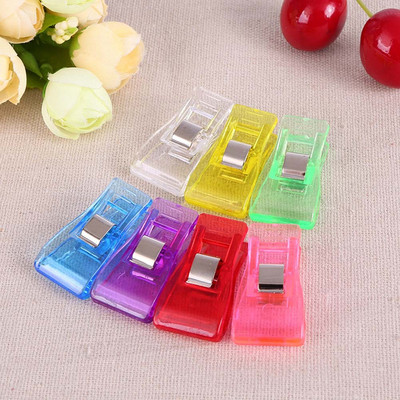 10pcs Multipurpose Sewing Clips Garment Clips Colorful Clothing Pin Quilting Clips Patchwork Knitting Safety Clamps Sewing Tool
