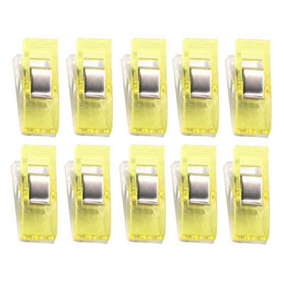 10 tk Mitmeotstarbelised õmblusklambrid Rõivaklambrid Värvilised rõivanõelad Teppimisklambrid Lapitehnika Kudumine Turvaklambrid Õmblustööriist