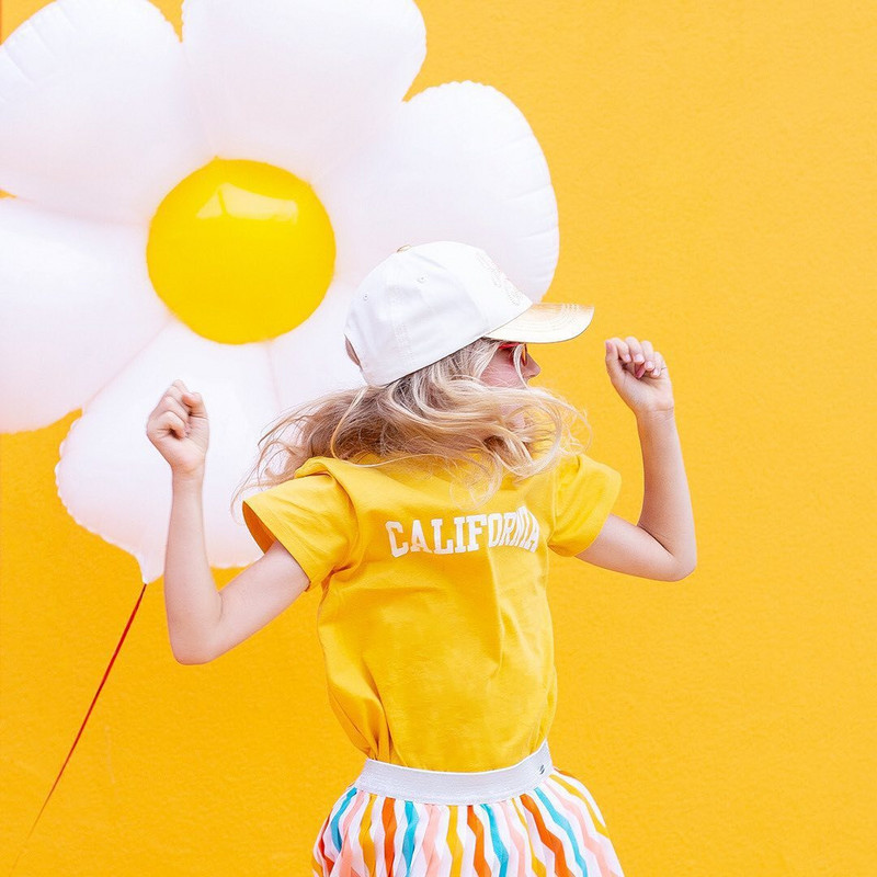 Balon mic cu margarete de dimensiuni mari, jucărie de desene animate pentru copii, balon cu flori, decorare pentru petrecerea de naștere, floare de soare, balon din folie de aluminiu