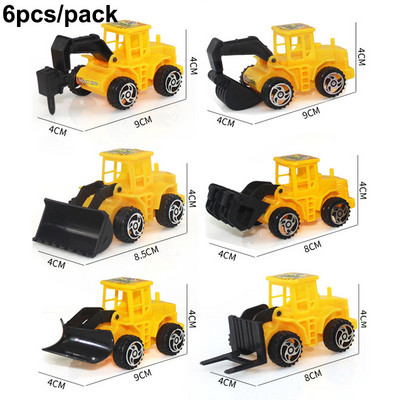 Mini Decorare petrecere de constructii Petrecere La multi ani Camion de constructii Excavator Baieti Jucarii Baricade Cake Toppers Decoratiuni