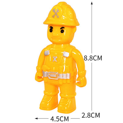 Mini Decorare petrecere de constructii Petrecere La multi ani Camion de constructii Excavator Baieti Jucarii Baricade Cake Toppers Decoratiuni