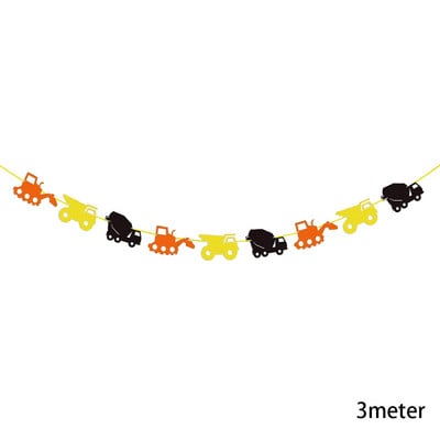 Mini Decorare petrecere de constructii Petrecere La multi ani Camion de constructii Excavator Baieti Jucarii Baricade Cake Toppers Decoratiuni