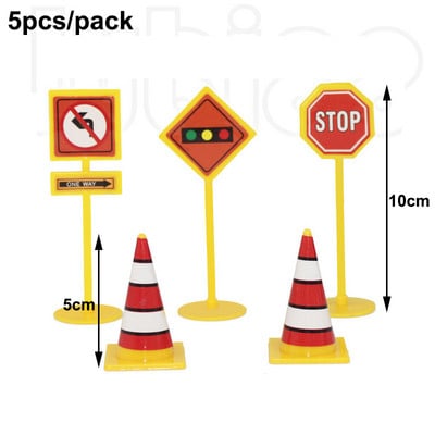 Mini Decorare petrecere de constructii Petrecere La multi ani Camion de constructii Excavator Baieti Jucarii Baricade Cake Toppers Decoratiuni