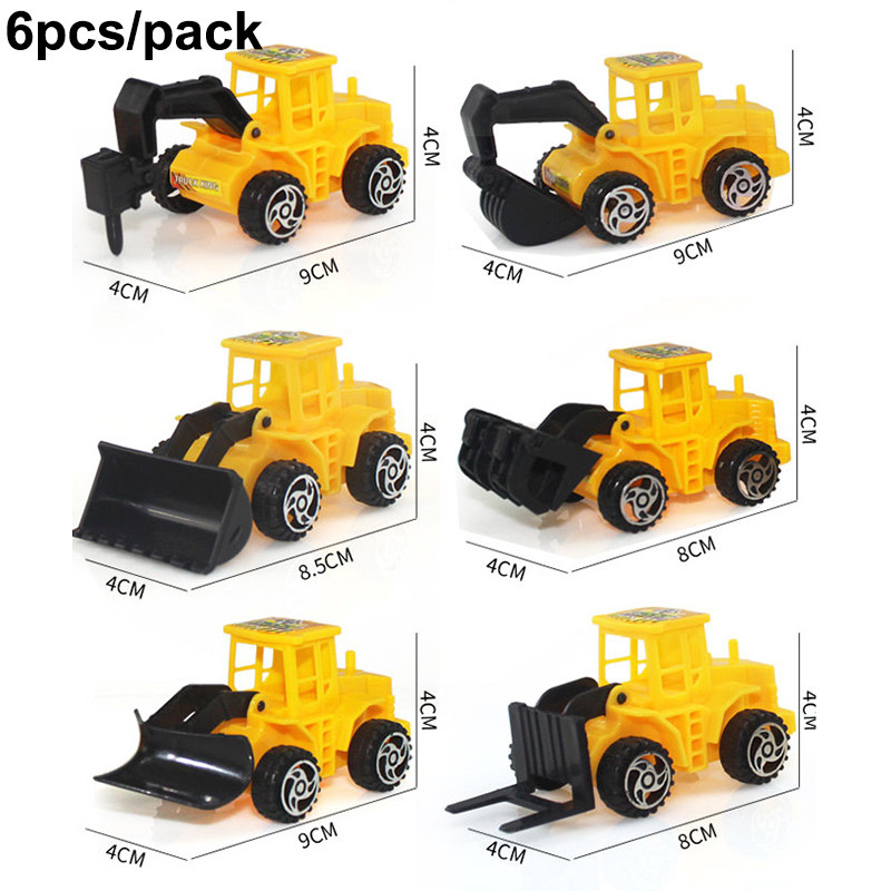 Mini Decorare petrecere de constructii Petrecere La multi ani Camion de constructii Excavator Baieti Jucarii Baricade Cake Toppers Decoratiuni