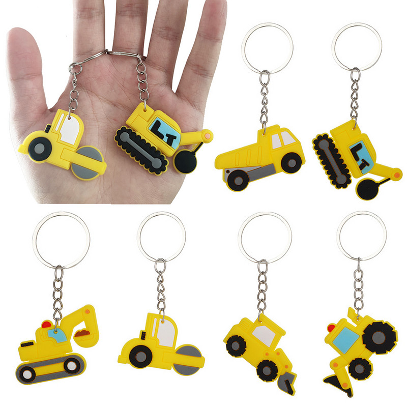 Mini Decorare petrecere de constructii Petrecere La multi ani Camion de constructii Excavator Baieti Jucarii Baricade Cake Toppers Decoratiuni