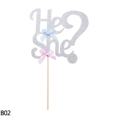 1gab/2gab zelta sudraba mirdzoši kūkas virsmateriāli Dzimums, kas atklāj mazuļu meitenes puiša dzimšanas dienas unikālo kūkas virskārtas dekorēšanas materiālu 75