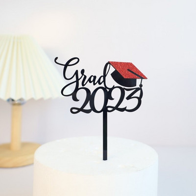 Doktorantūros skrybėlė Baigimo vakarėlio tortų apmušalai Akriliniai sveikinimai Išleistuvės studentams Išleistuvių vakarėlio tortų papuošimai