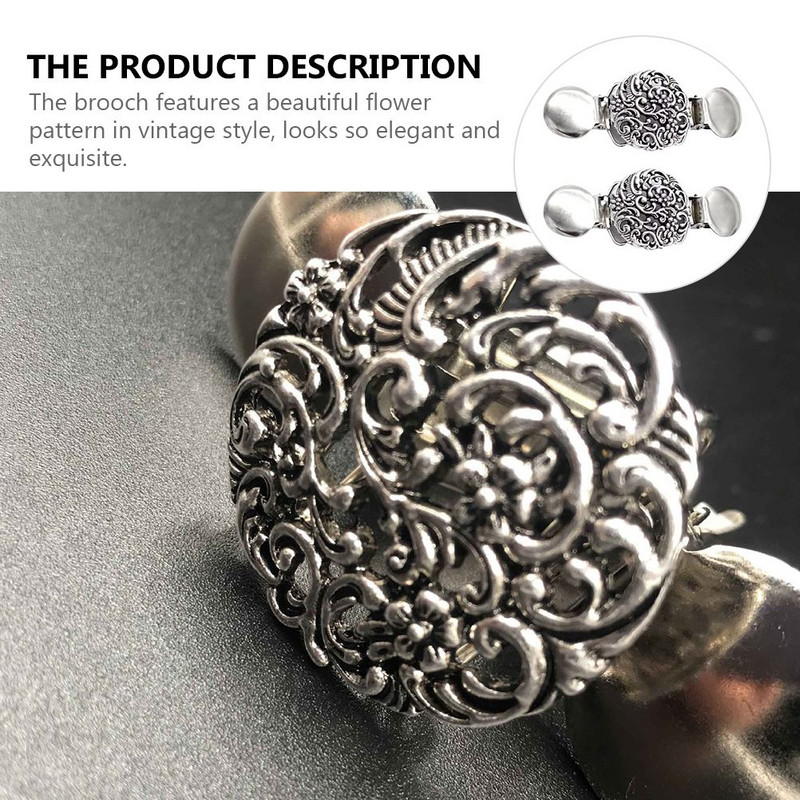 Užsegimas Megztinis Užsegimas Moteriškas užsegimas Apykakle Suknelė Užsegimas Sagės Striukės Megztiniai Marškiniai arba Megztiniai Sagės Drabužiai