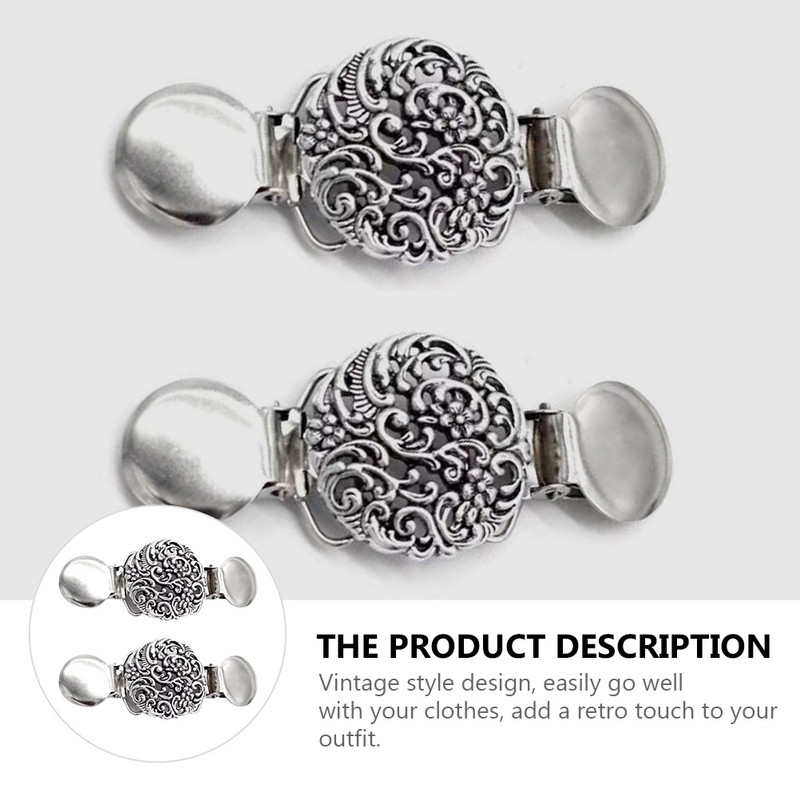 Užsegimas Megztinis Užsegimas Moteriškas užsegimas Apykakle Suknelė Užsegimas Sagės Striukės Megztiniai Marškiniai arba Megztiniai Sagės Drabužiai