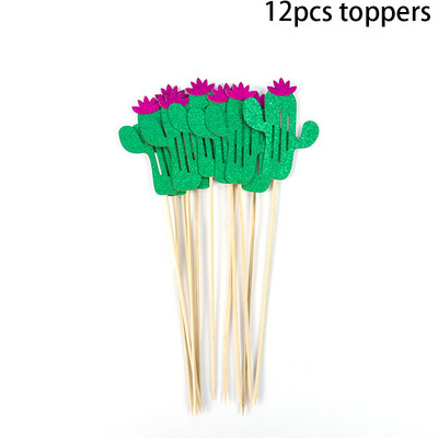 Nyári Születésnapi Party Tortafeltétek Cupcake Decor Flamingo Ananász Aloha Tortadíszítő Kellékek Trópusi Hawaii Partyhoz