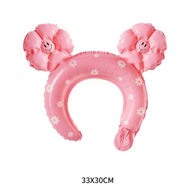 1gab liels balts margrietiņas alumīnija folijas balons Macaron ziedu balons Meitenes dzimšanas dienas ballīte rotā bērnu dušas rotaļlietu hēlija bumbiņu