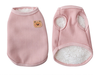 Vasaros naminio šuns liemenė Meškiukas Spausdinti Šunys Drabužiai Ploni Pet Megztinis Šuniukas Mažas Šuo Kvėpuojantis Mezgimas Prancūzų buldogas Čihuahua Mopsas