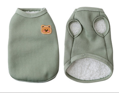 Vasaros naminio šuns liemenė Meškiukas Spausdinti Šunys Drabužiai Ploni Pet Megztinis Šuniukas Mažas Šuo Kvėpuojantis Mezgimas Prancūzų buldogas Čihuahua Mopsas